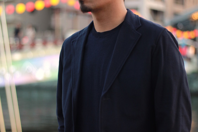 COMOLI / コモリ | インレイツイルJK - Navy | 通販 - 正規取扱