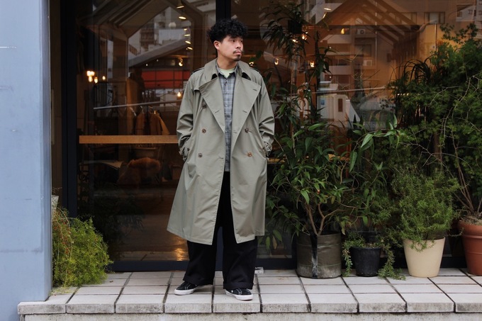 オーラリー Finx Polyester Big Trench Coat | angeloawards.com