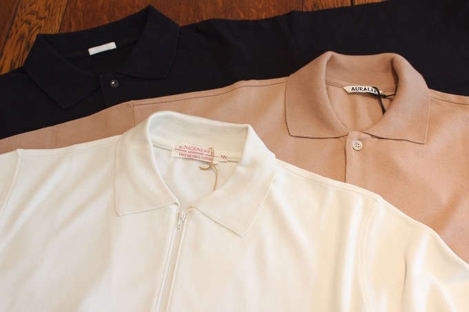 AURALEE / COMOLI / NICENESS - POLO SHIRT: VIOLA STELLA men's blog