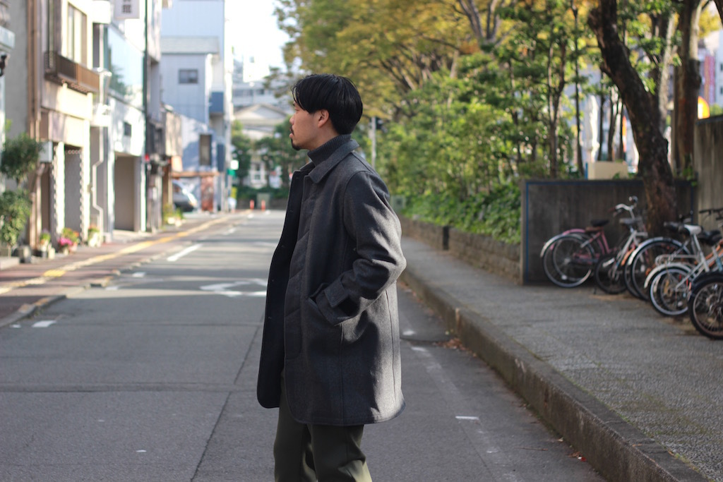 VIOLA STELLA men's blog: nonnative - TOURIST COAT W/N MELTON