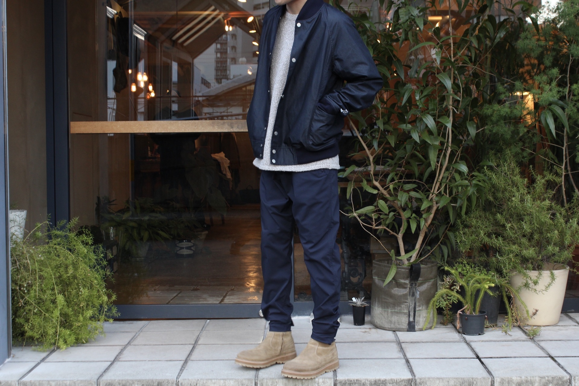 VIOLA STELLA men's blog: nonnative - EDUCATOR BLOUSON C/N TUSSAH