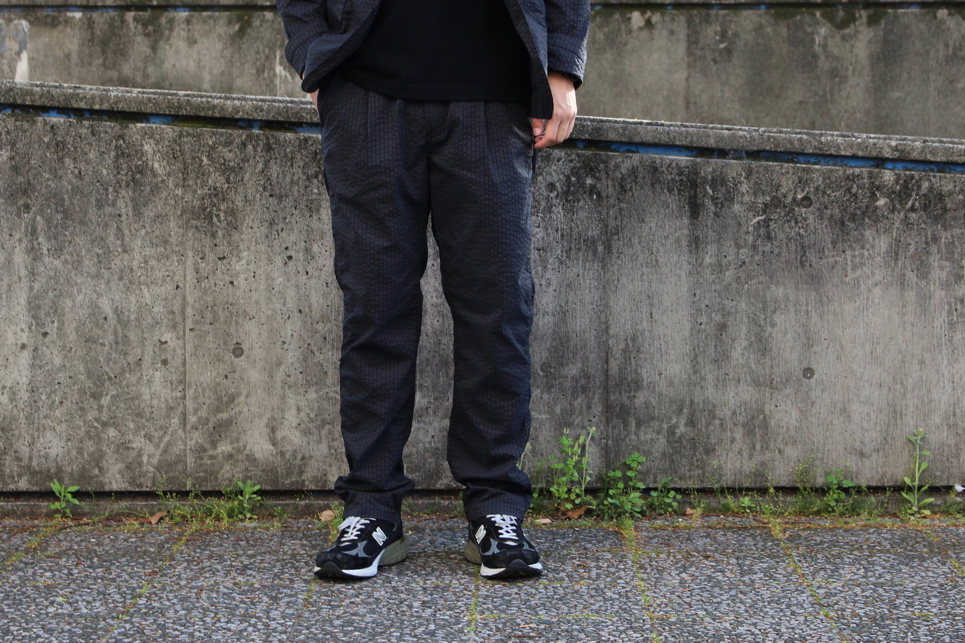 nonnative - SCIENTIST 2B JACKET P/C SEERSUCKER STRIPE COOLMAX