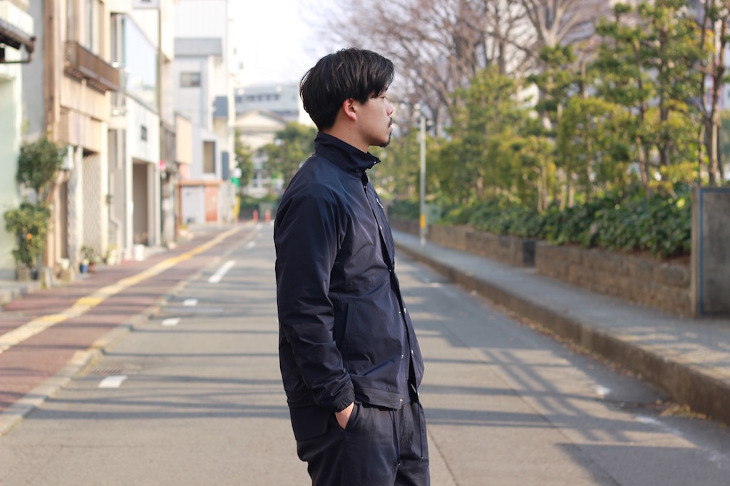 nonnative - COACH JACKET POLY TWILL STRETCH “DICROS SOLO”: VIOLA