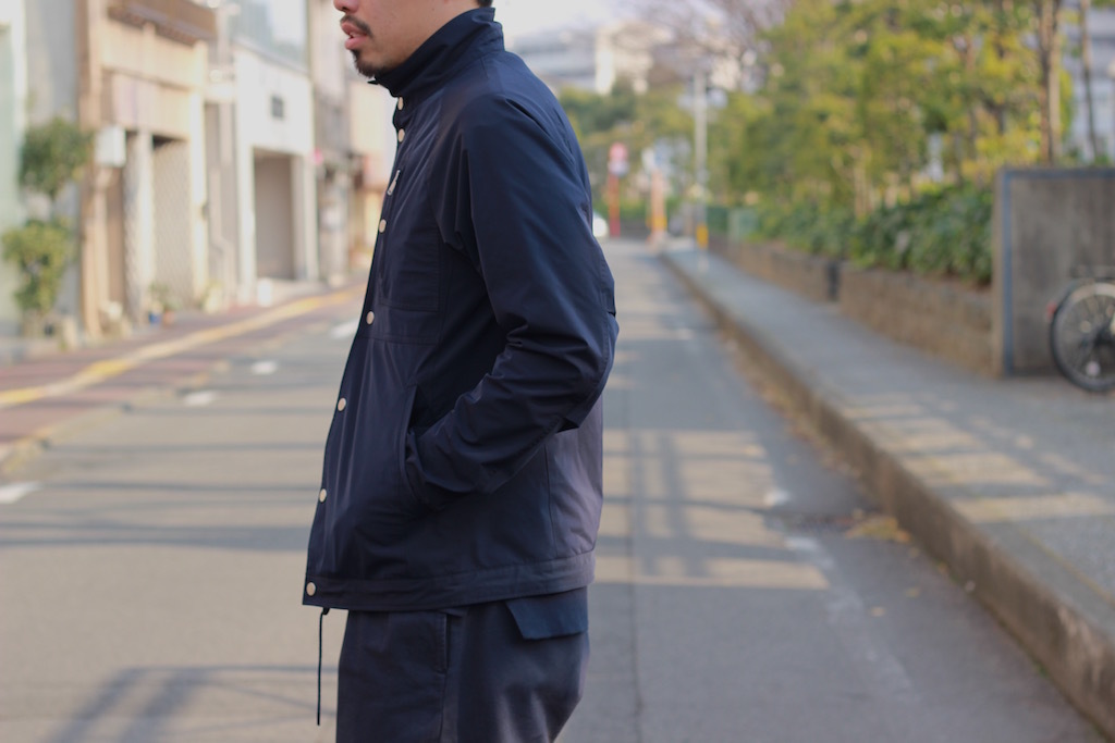 nonnative - COACH JACKET POLY TWILL STRETCH “DICROS SOLO”: VIOLA