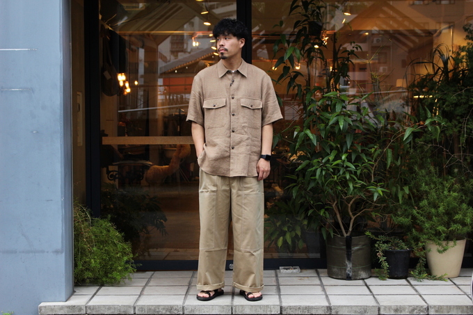 AURALEE オーラリー SILK SUMMER TWEED SLACKS