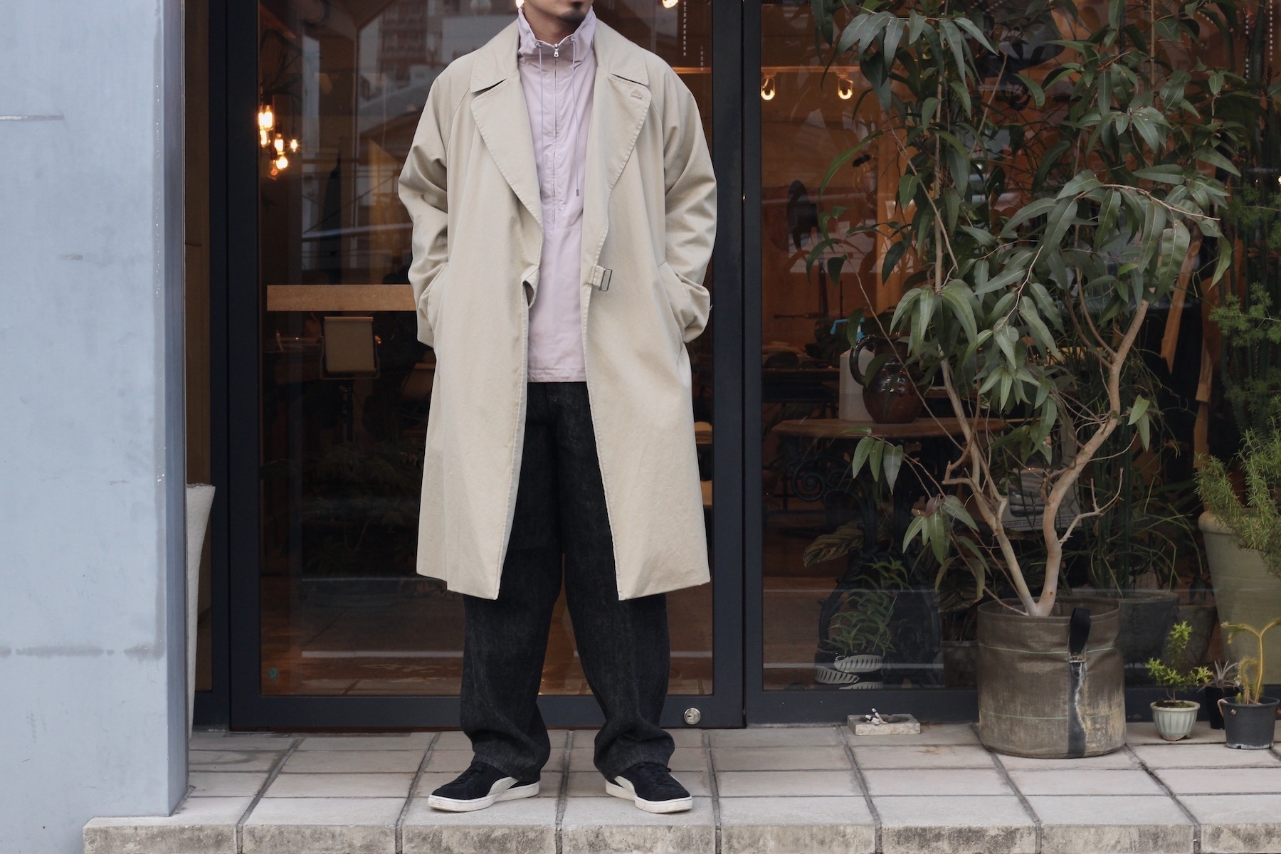 VIOLA STELLA men's blog: COMOLI - ウォッシュドタイロッケンコート