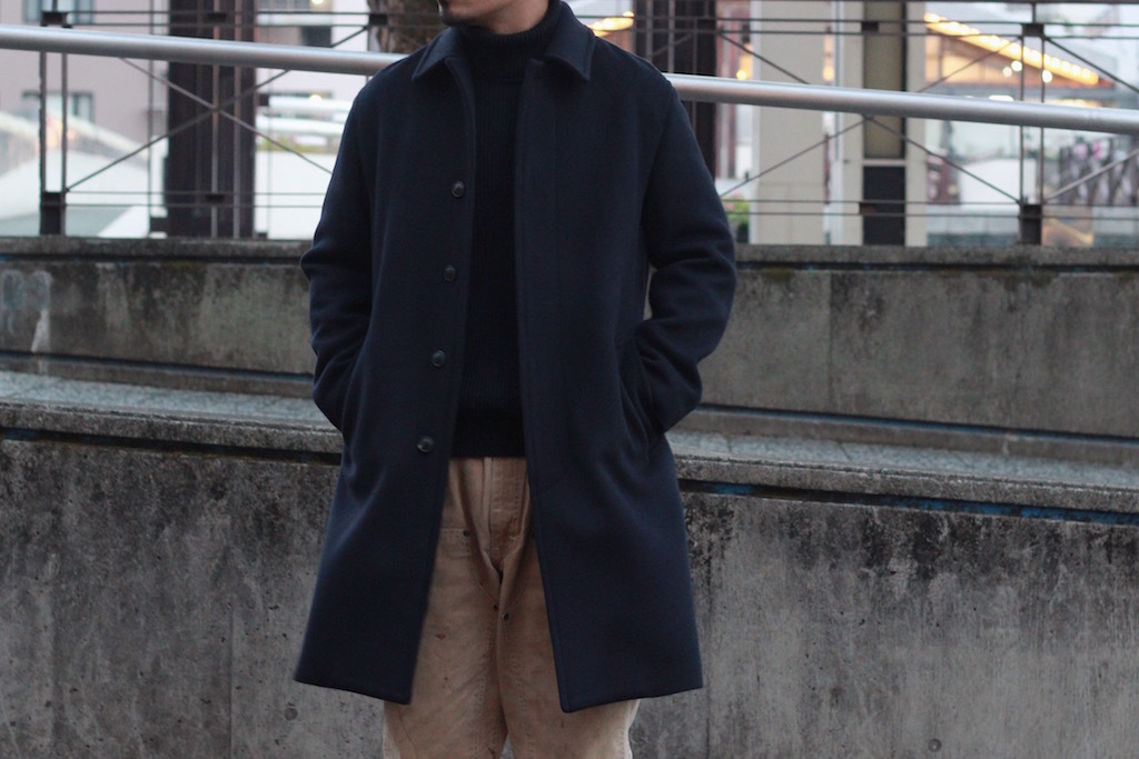 VIOLA STELLA men's blog: AURALEE - BEAVER MELTON SOUTIEN COLLAR COAT