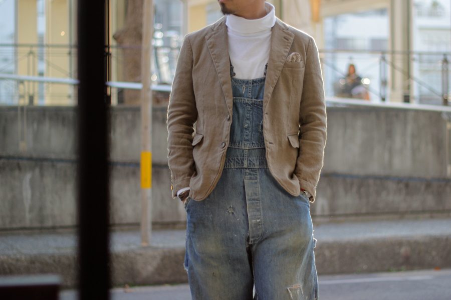 nonnative - DWELLER 2B JACKET C/L OXFORD: VIOLA STELLA men's blog