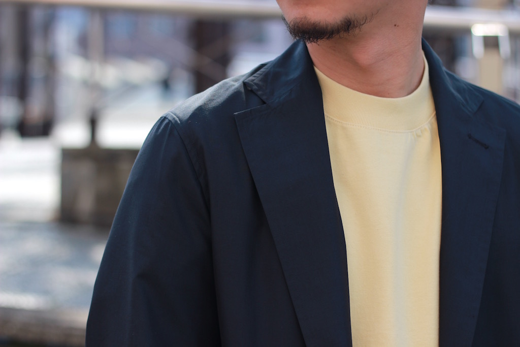 AURALEE - FINX SILK CHAMBRAY SHIRTS JACKET: VIOLA STELLA men's blog