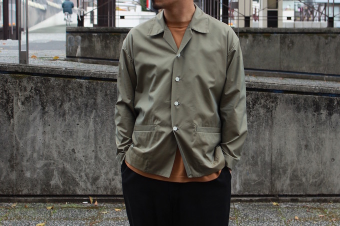 2022年限定カラー FINX SILK CHAMBRAY SHIRTS JACKET | kinderpartys.at