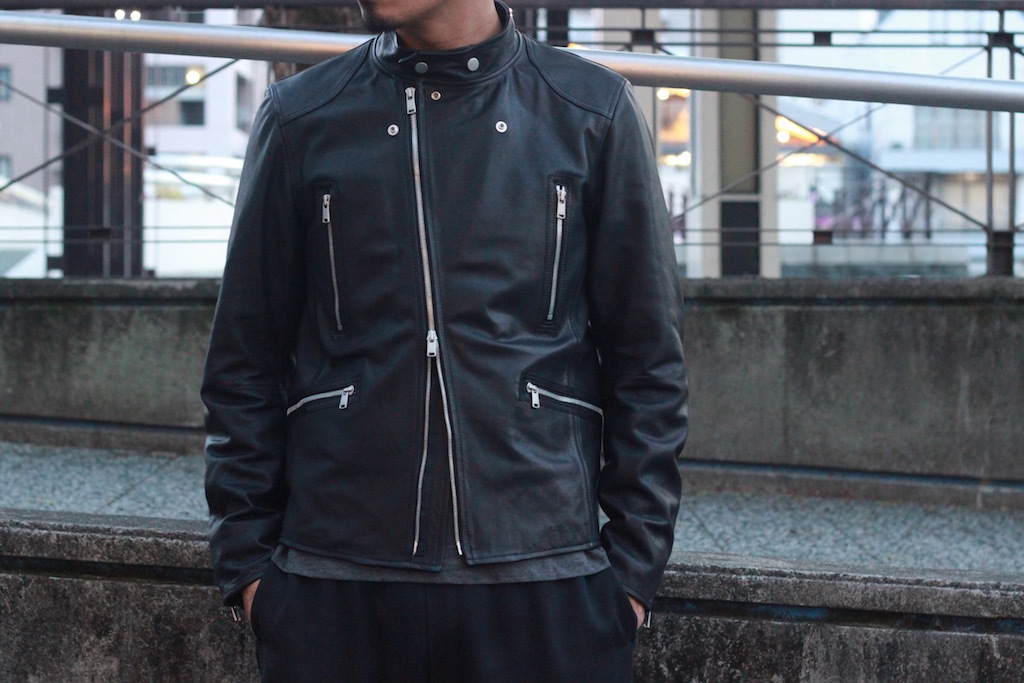 nonnative : BIKER BLOUSON COW LEATHER: VIOLA STELLA men's blog