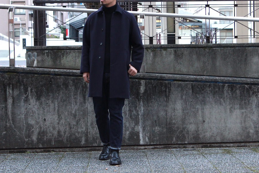 COMOLI - キャバリーメルトンバルカラーコート: VIOLA STELLA men's blog