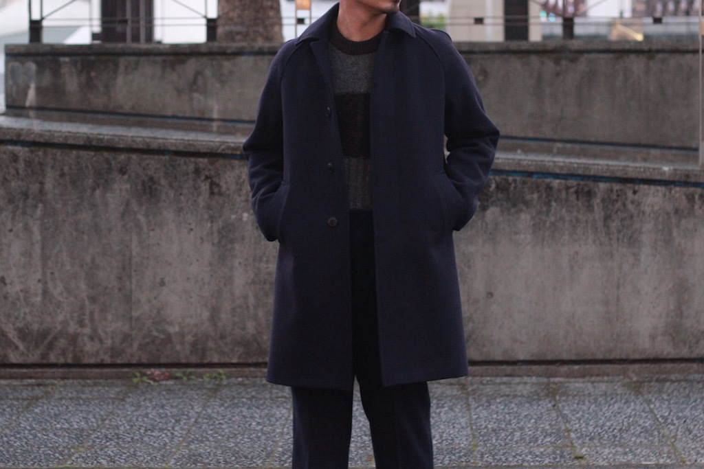 COMOLI - キャバリーメルトンバルカラーコート: VIOLA STELLA men's blog