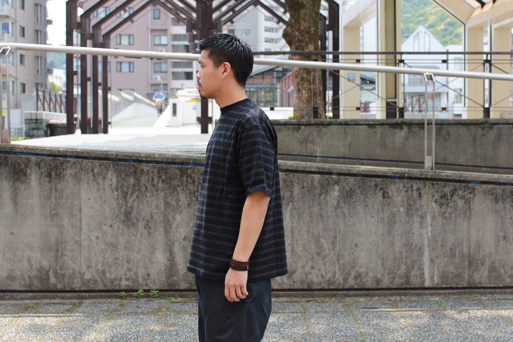 COMOLI - コットン ボーダー半袖クルー: VIOLA STELLA men's blog