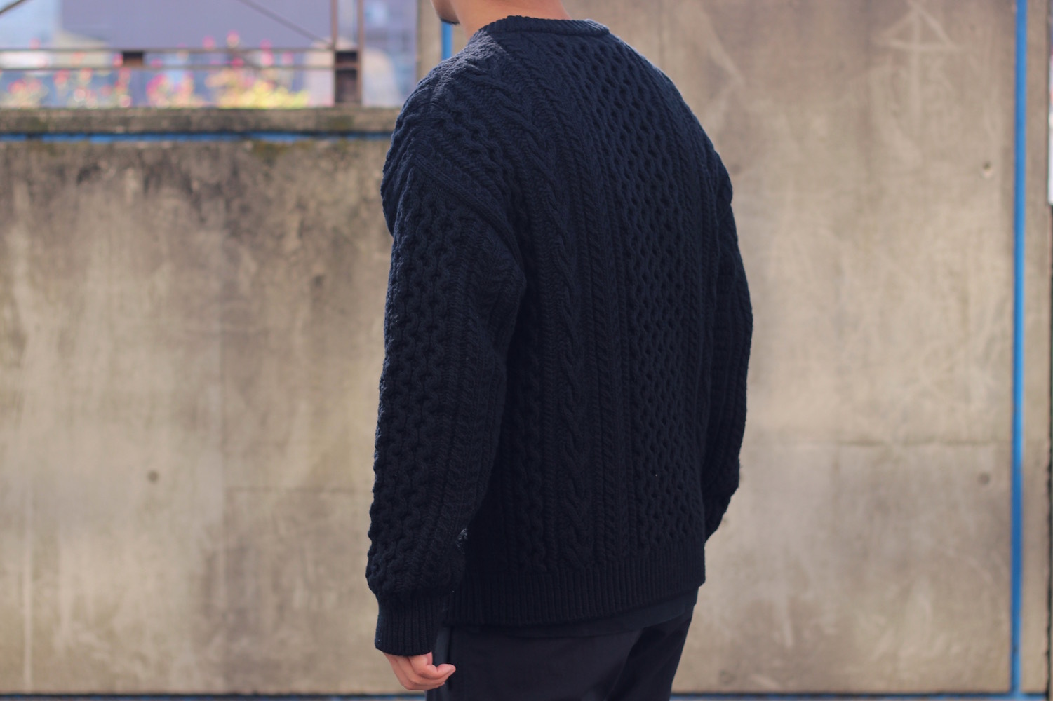 くらしを楽しむアイテム AURALEE - FRENCH MERINO ARAN KNIT P/O: VIOLA STELLA men's blog トップス