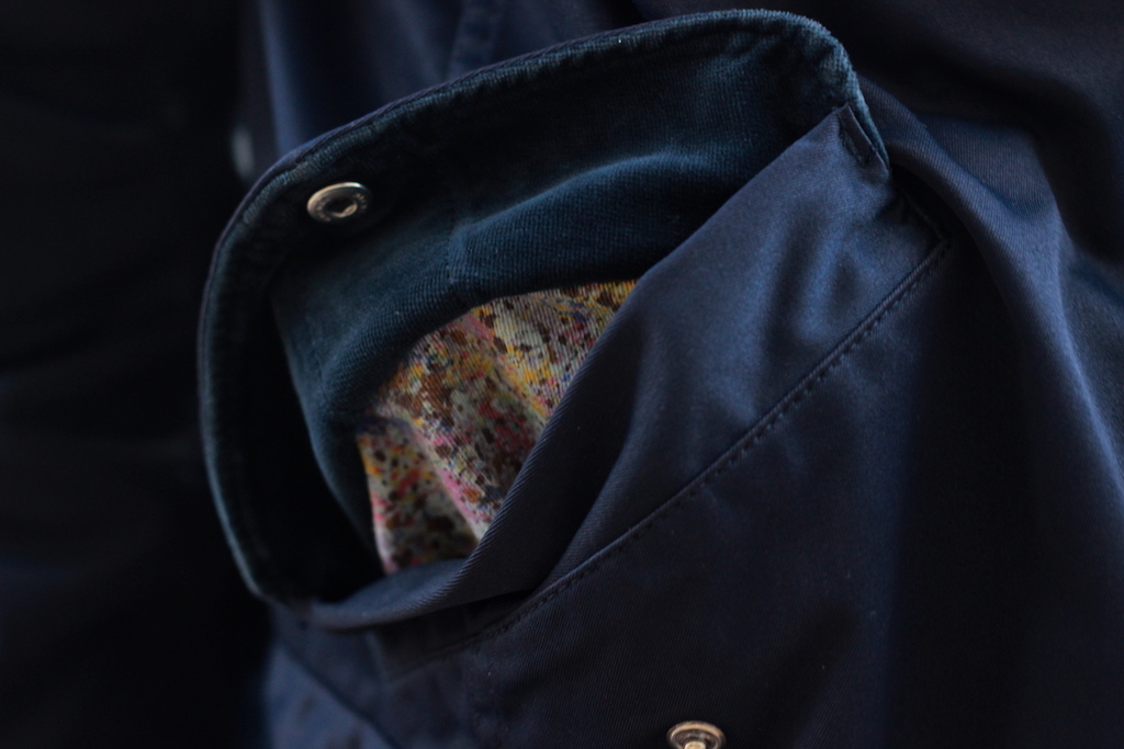 nonnative - STRANGER HOODED COAT POLY TWILL STRETCH OVERDYED