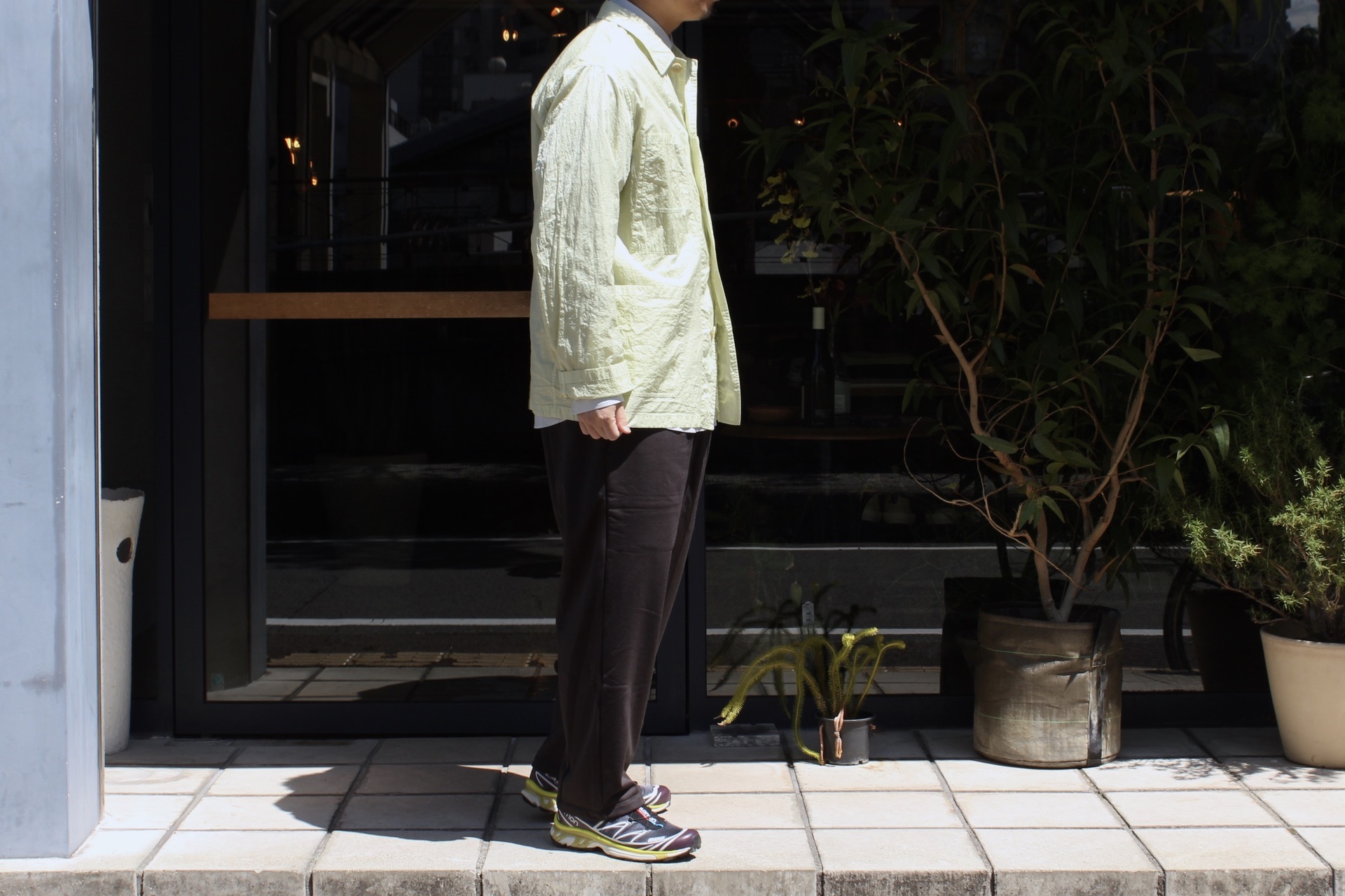 AURALEE - HARD DYED NYLON BLOUSON: VIOLA STELLA men's blog