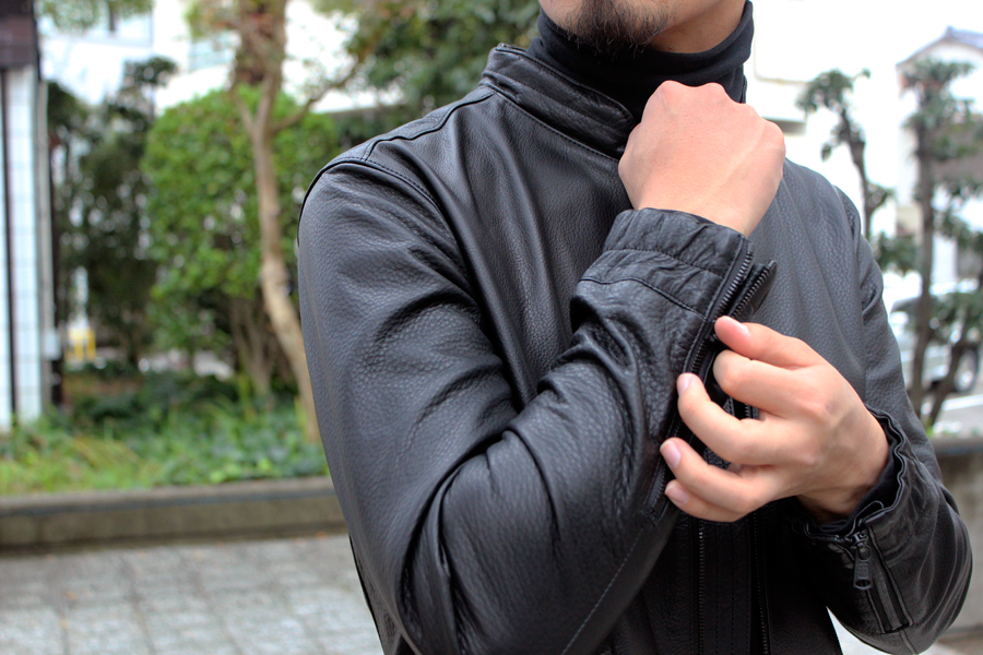 nonnative - RIDER BLOUSON COW LEATHER: VIOLA STELLA men's blog