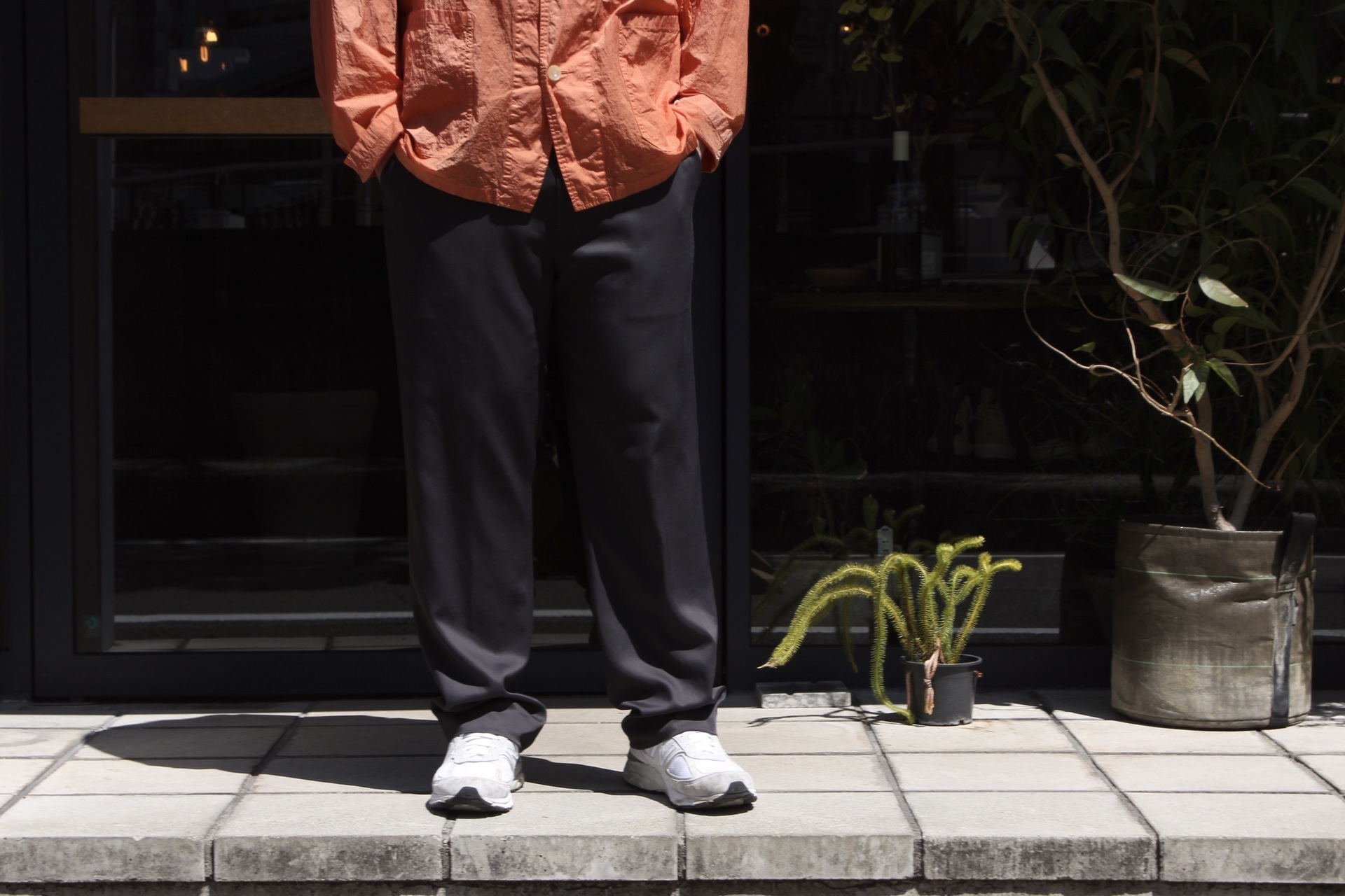 AURALEE - HARD DYED NYLON BLOUSON: VIOLA STELLA men's blog