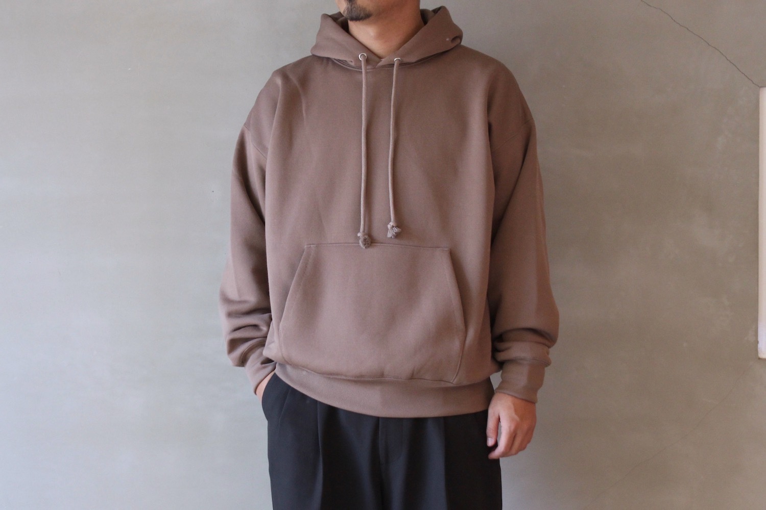 AURALEE BAGGY POLYESTER SWEAT P O PARKA - パーカー