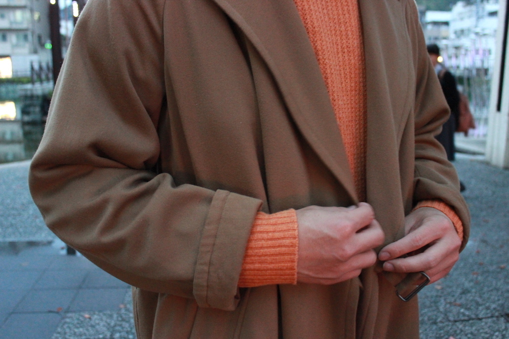 COMOLI - ウール中綿 タイロッケンコート: VIOLA STELLA men's blog COMOLI - ウール中綿 タイロッケンコート: VIOLA STELLA men's blog