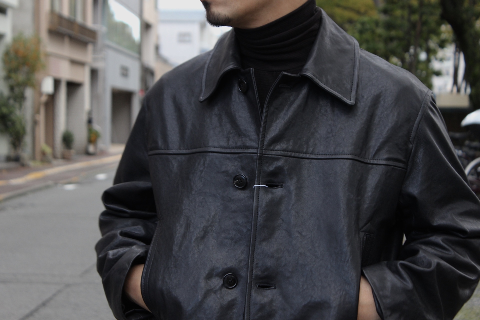 VIOLA STELLA men's blog: COMOLI - ラムレザーコート