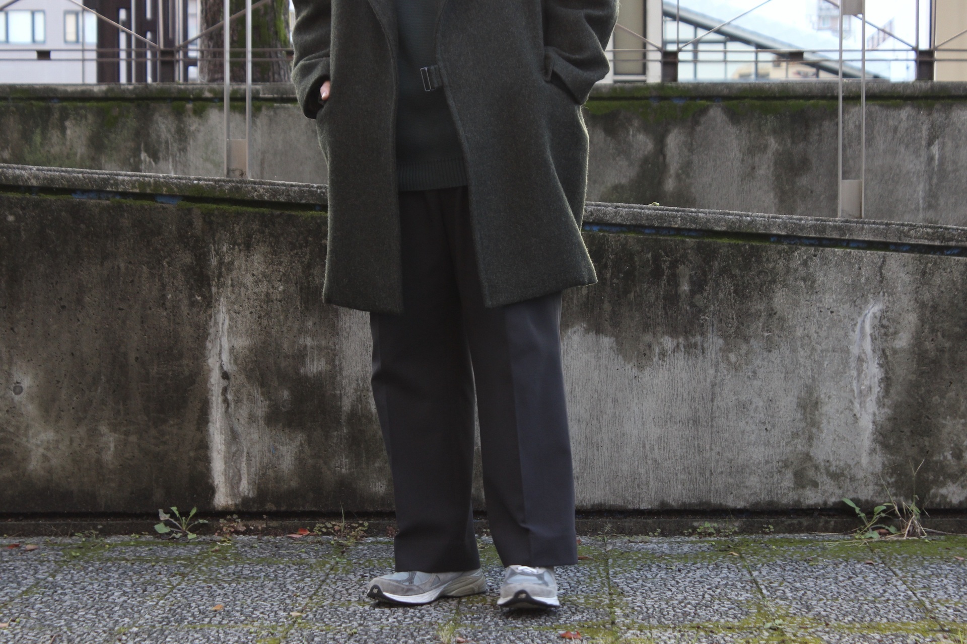 COMOLI - ウールショールカラーコート: VIOLA STELLA men's blog