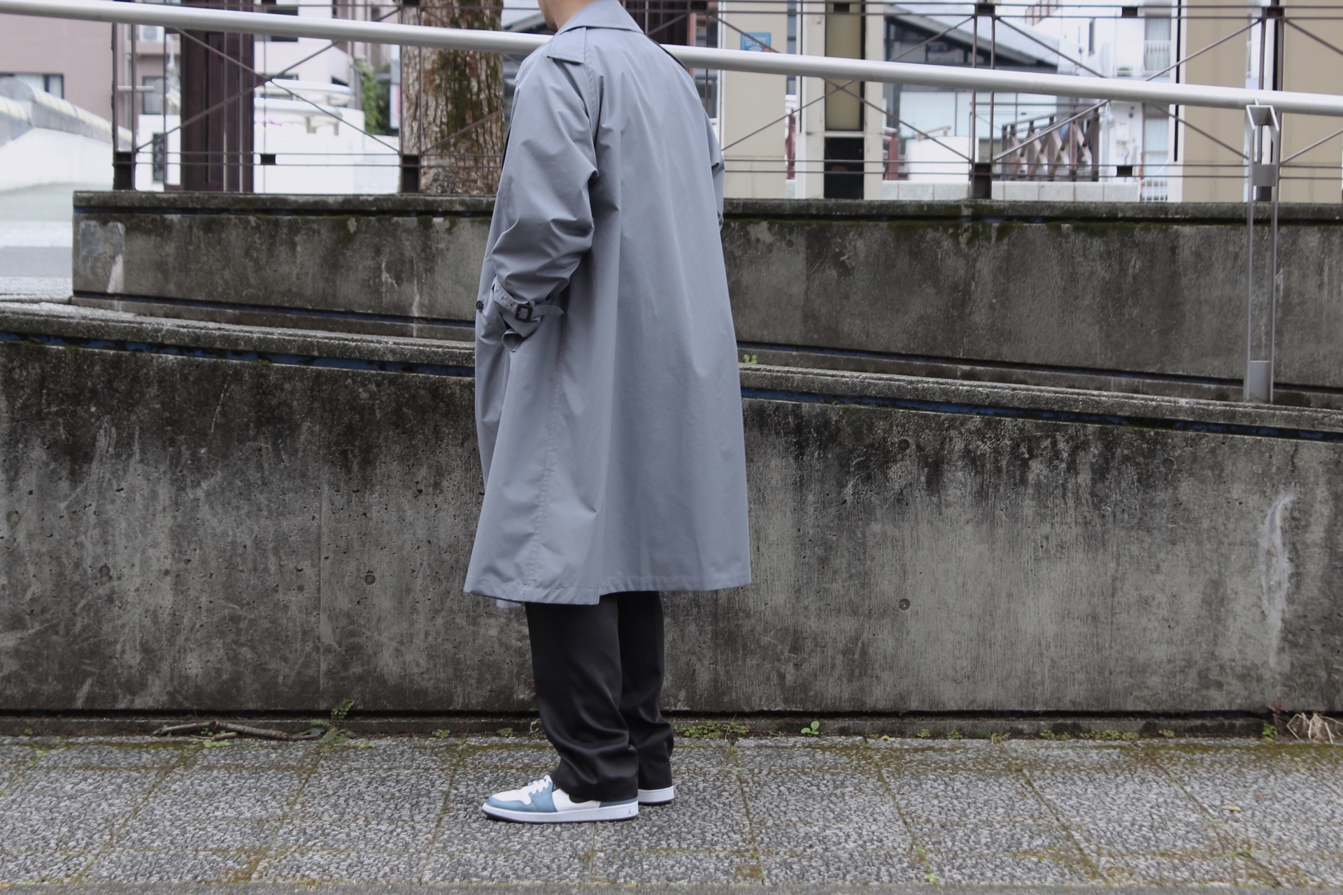 AURALEE Finx Polyester Big Trench Coat ブラック系 ジャケット