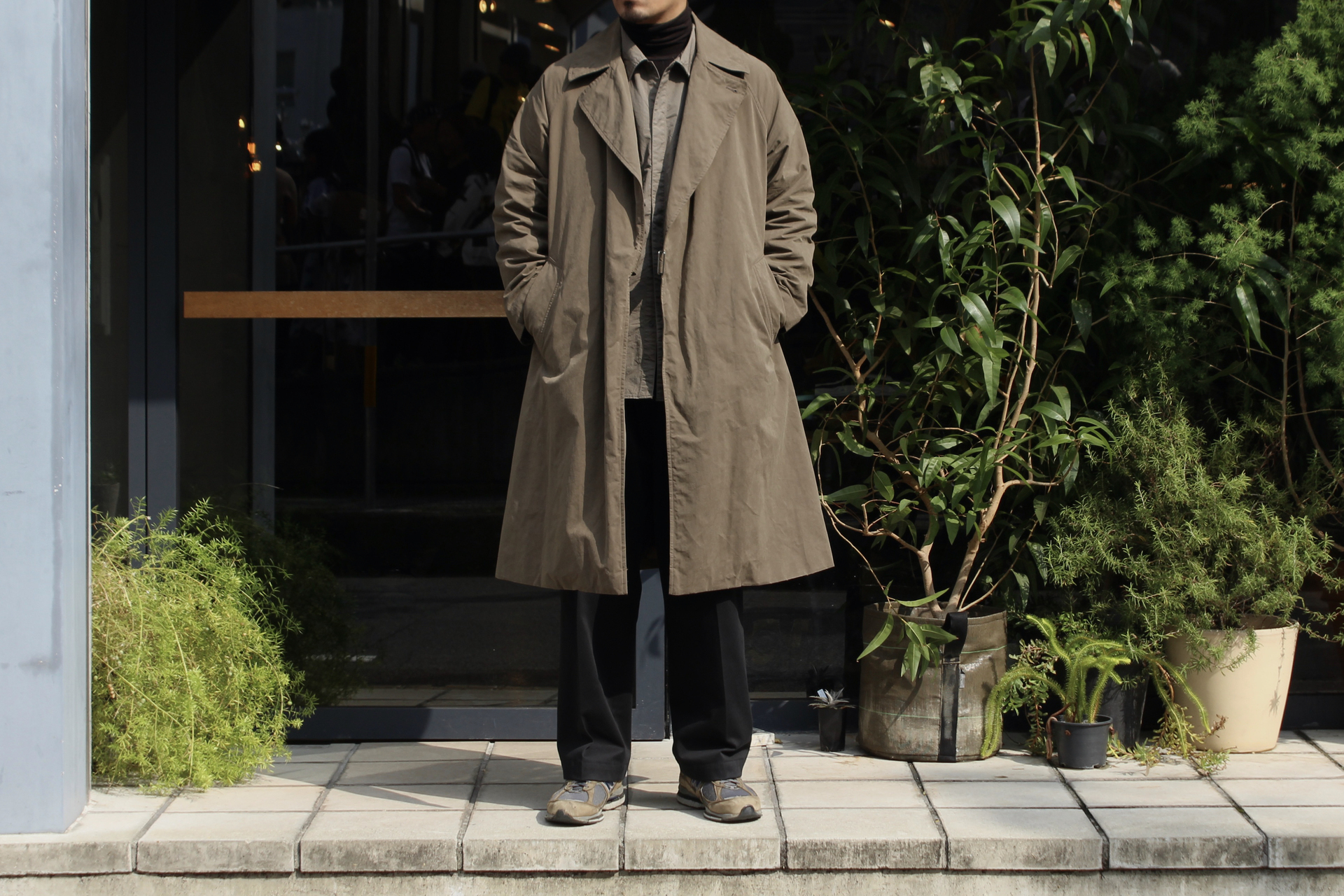 19aw comoli タイロッケンコート-