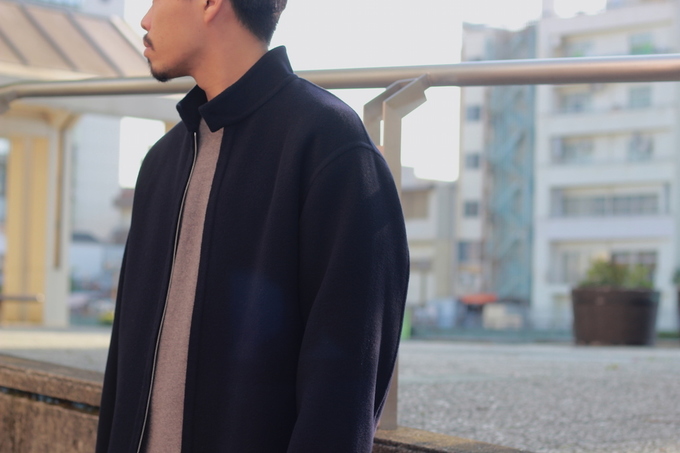 AURALEE - BEAVER MELTON HAND SEWN BLOUSON: VIOLA STELLA men's blog