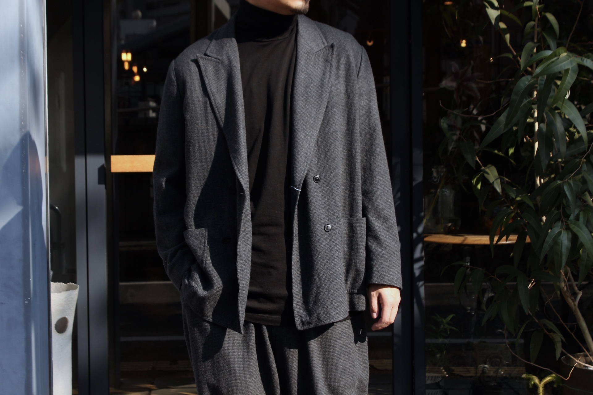 COMOLI - 強縮ウール セットアップ: VIOLA STELLA men's blog