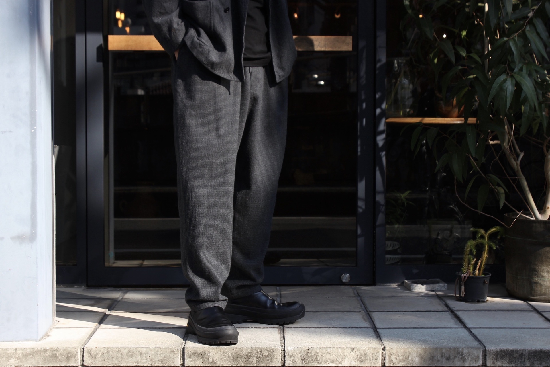 COMOLI - 強縮ウール セットアップ: VIOLA STELLA men's blog