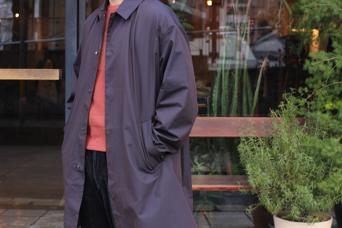 メーカー公式ショップ AURALEE CHAMBRAY BIG SOUTIEN COAT econet.bi