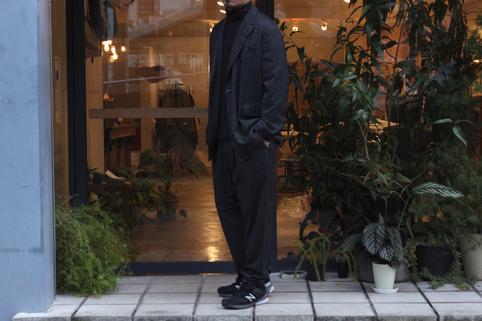 COMOLI - ウールシルク セットアップ: VIOLA STELLA men's blog