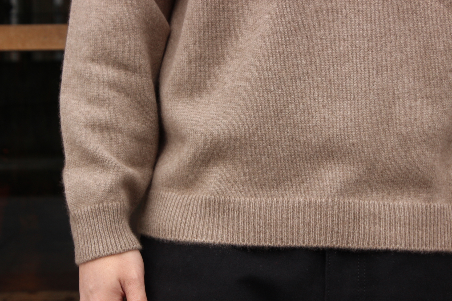 AURALEE - BABY CASHMERE KNIT P/O: VIOLA STELLA men's blog