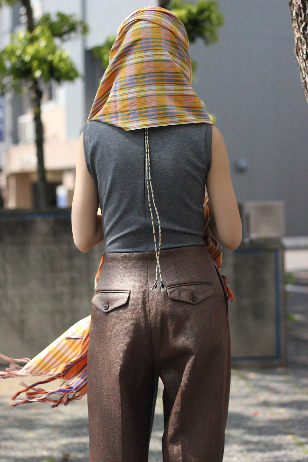 fumika_uchida RAFFIA 3 IN TUCK SLACKS www.capex.com.ph