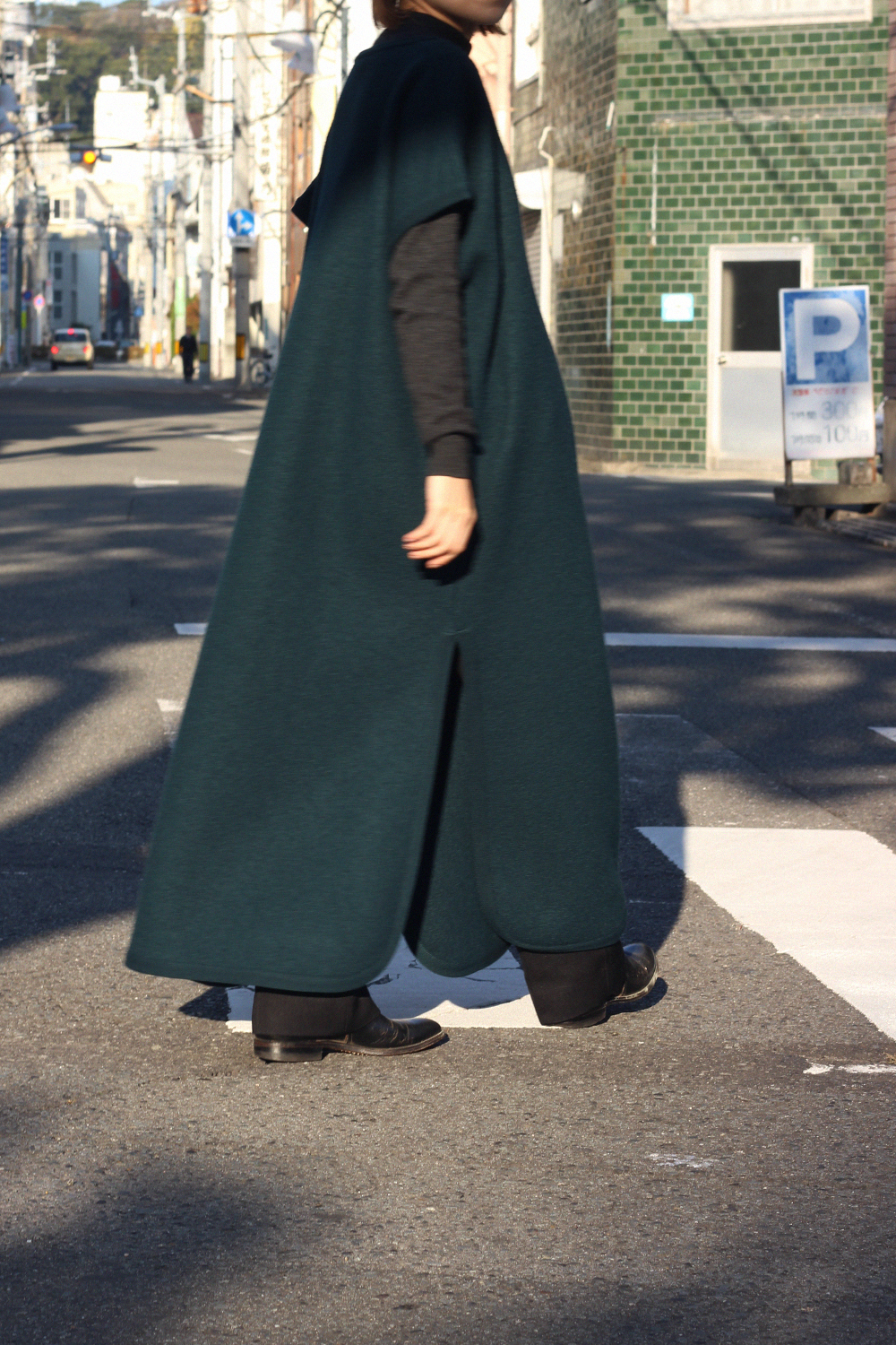 大阪通販 cristaseya クリスタセヤfelted wool caftan カフタン www.m