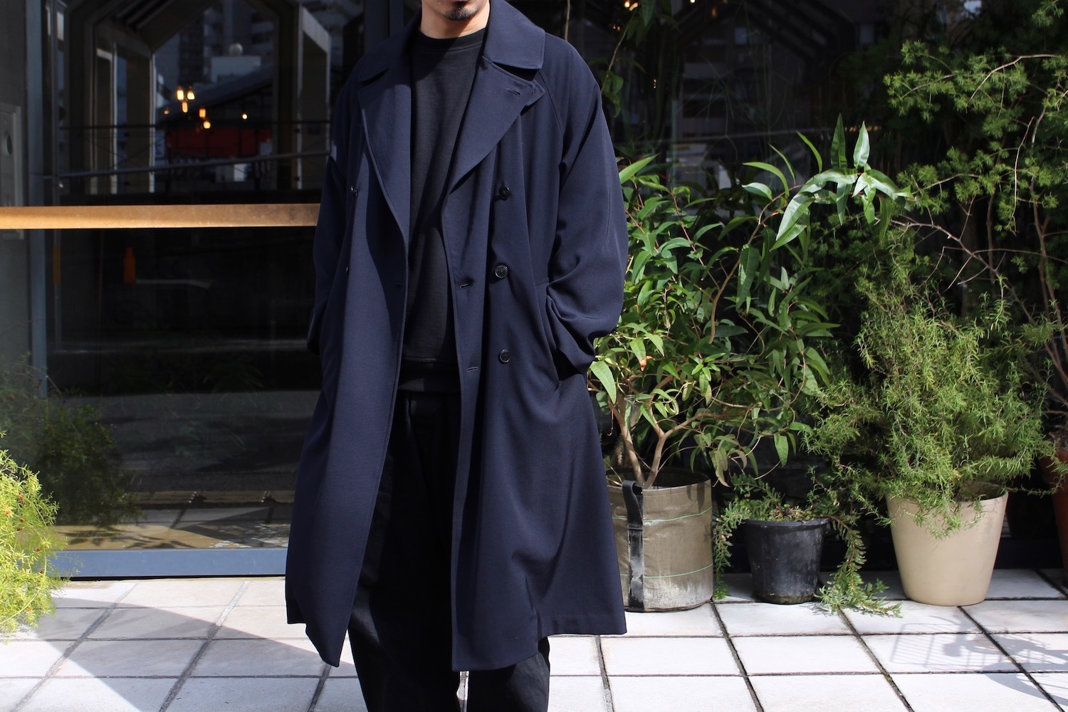 COMOLI - ウールギャバダブルブレステッドコート: VIOLA STELLA men's blog