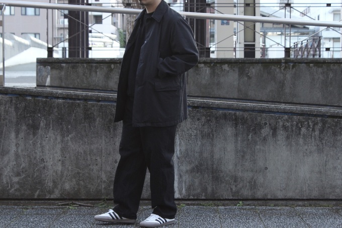 comoli 20ss コットンギャバウォッシュドコート