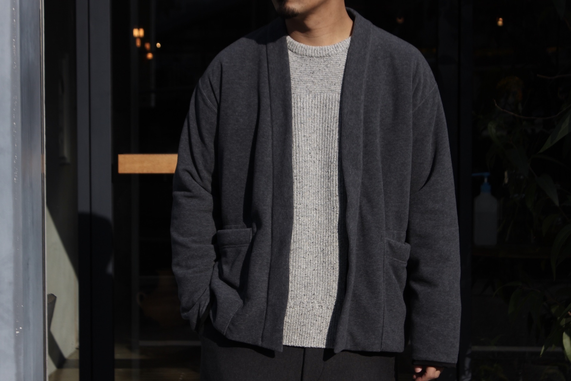 ts(s) - FLEECE JERSEY LINED EASY CARDIGAN: VIOLA STELLA men's blog