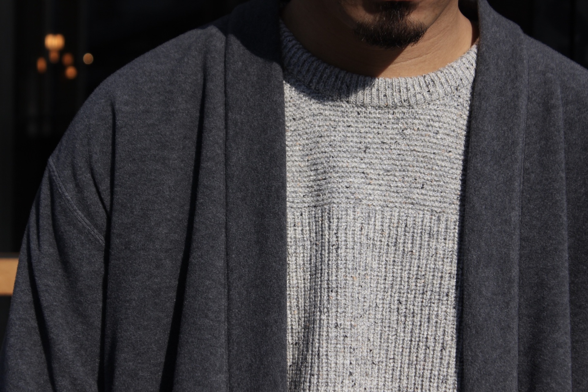 【海外限定】 ts(s) - STELLA VIOLA CARDIGAN: EASY LINED JERSEY FLEECE トップス