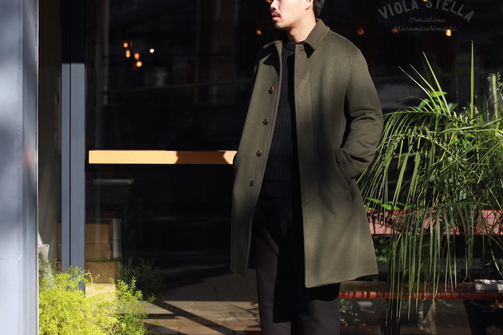 AURALEE - BEAVER MELTON SOUTIEN COLLAR COAT: VIOLA STELLA men's blog