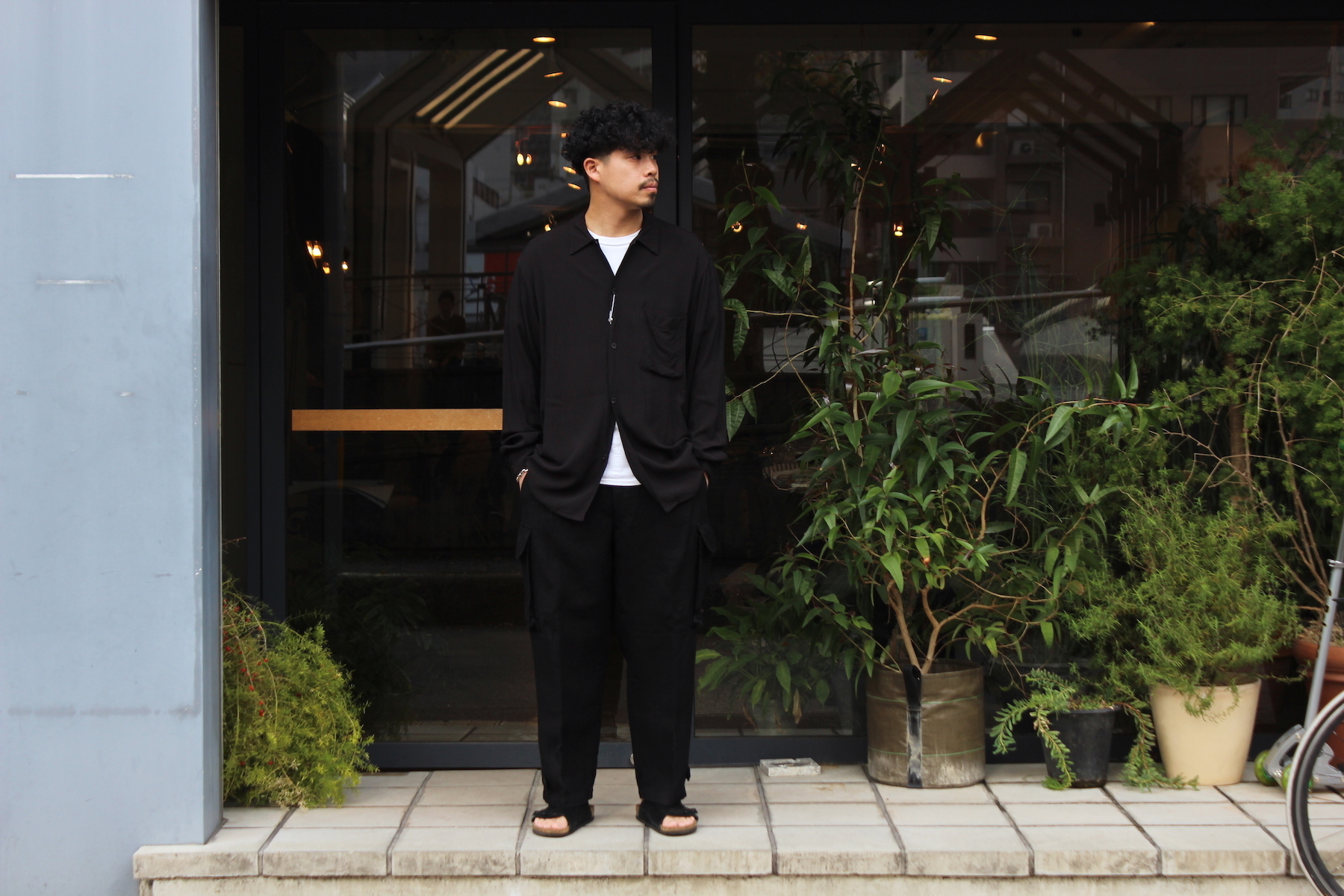 COMOLI - レーヨンオープンカラーシャツ: VIOLA STELLA men's blog